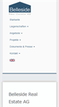 Mobile Screenshot of belleside.ch